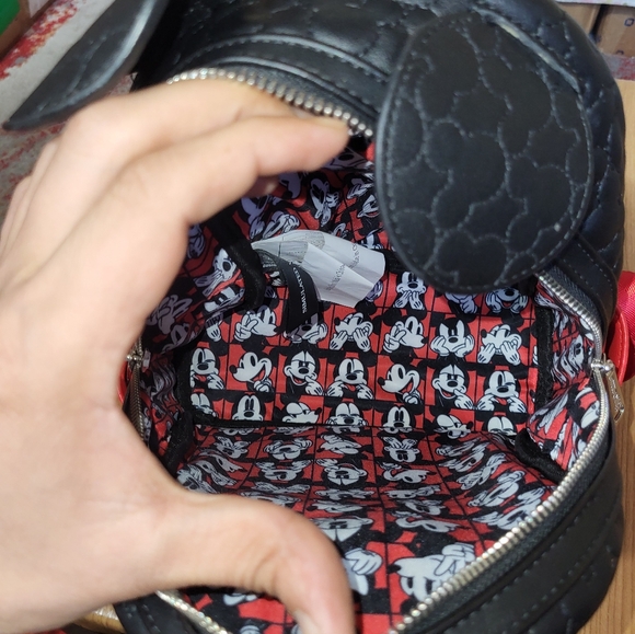 Disney Mickey Mouse Mini Backpack Loungefly Red & Black main image 6